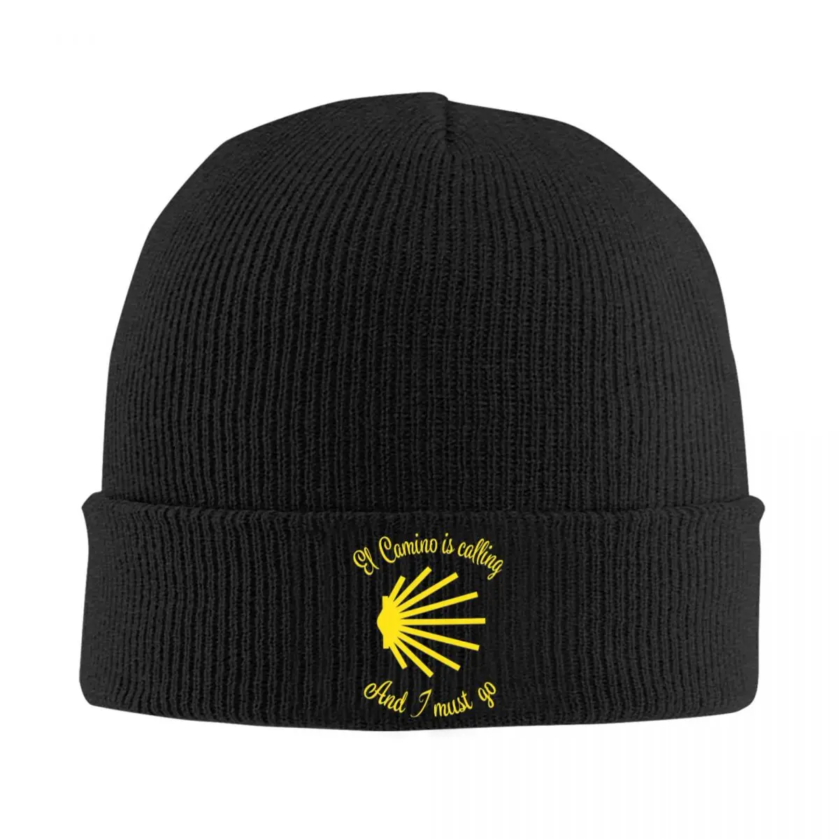 

Camino De Santiago Beanie Cap Unisex Winter Warm Bonnet Homme Knitted Hats Outdoor Ski Skullies Beanies Caps For Men Women