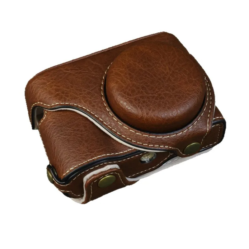 Camera Bag Leather Case For Panasonic Lumix ZS99 / TZ99 Camera