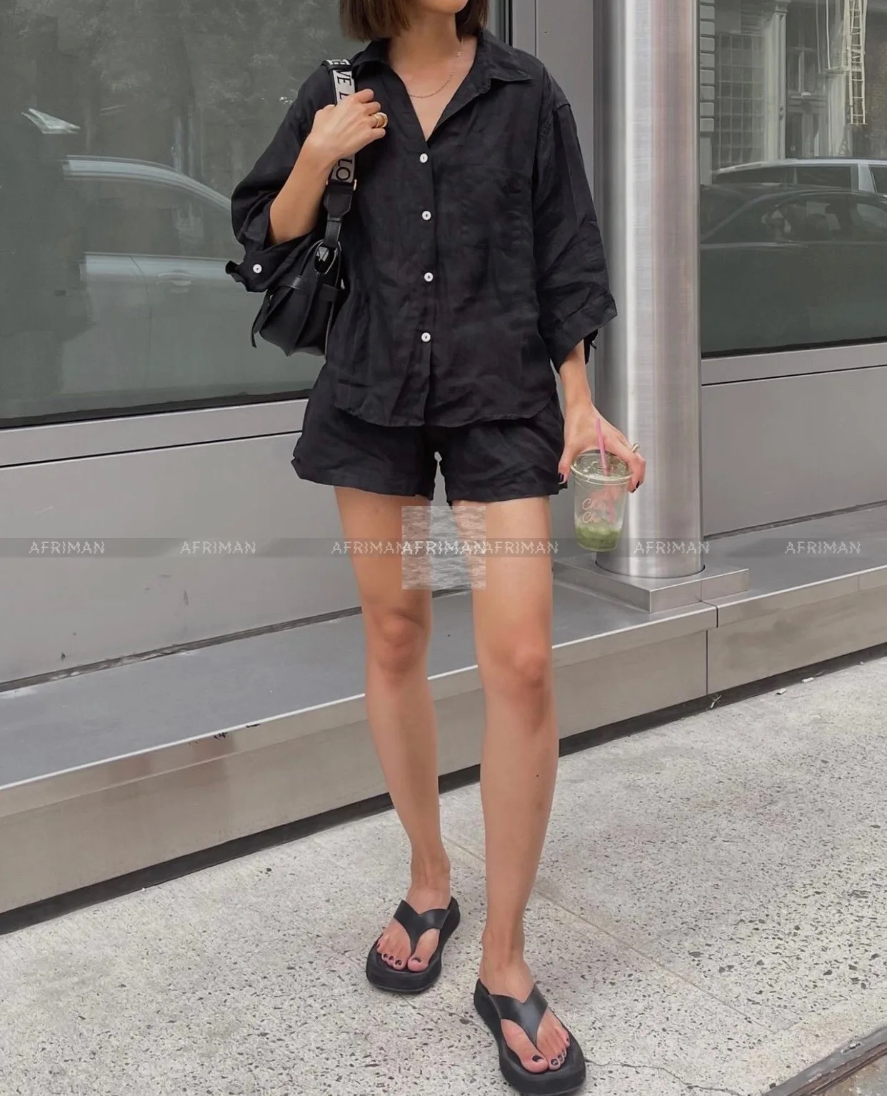 Рисунок 4 - Женский комплект из рубашки и шортов