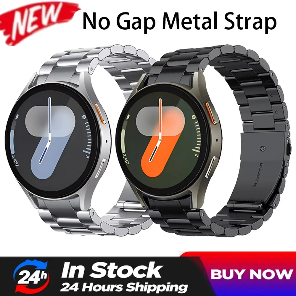 Sleek & Stylish Metal Strap for Smartwatches – No Gap Design, Fashionable & Comfortable Band