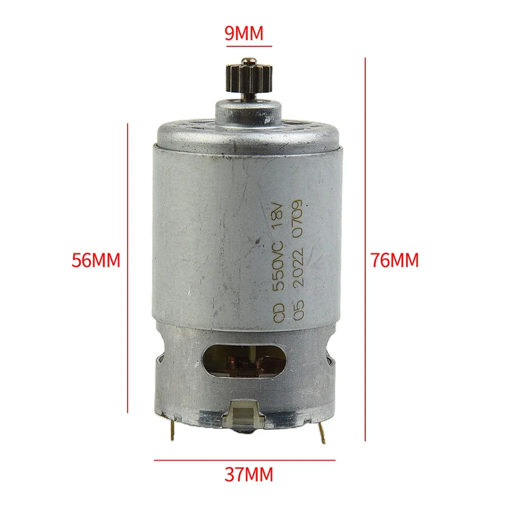 

DC RS550 Motor 13 Teeth 13teeth 9.5 Mm Replace For BOSCH Cordless Drill Screwdriver GSR GSB 10.8V 12V 14.4V 18V Spare Parts