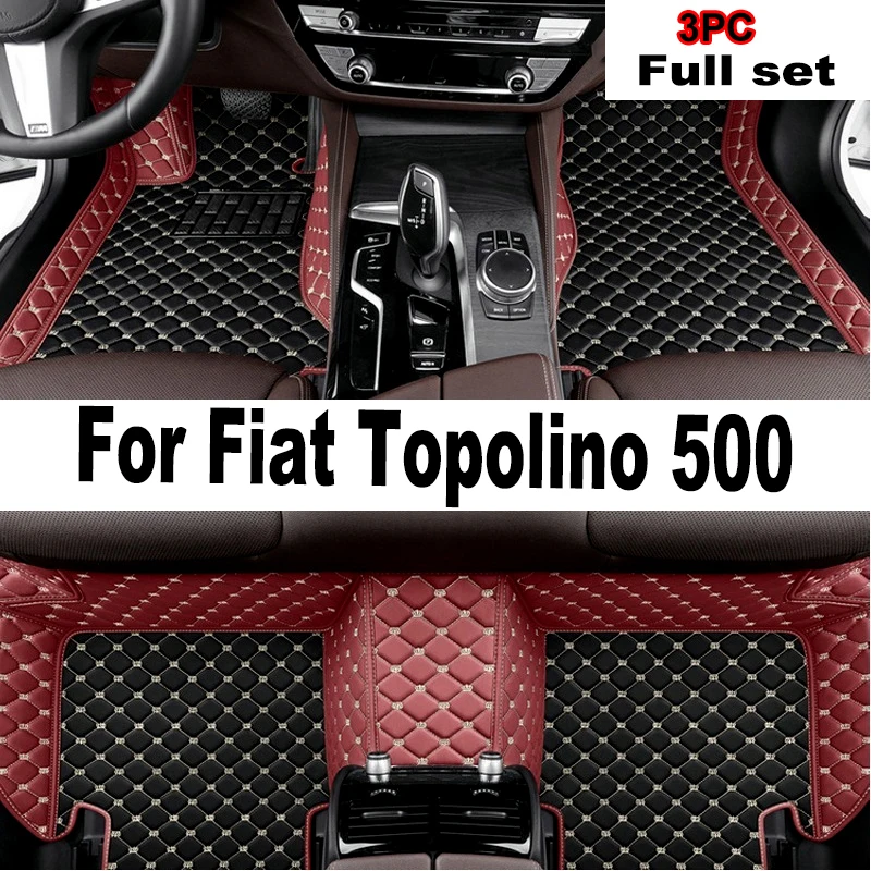 

Car Floor Mats For Fiat Topolino 500 2012 2011 Auto Interiors Accessories Styling Custom Foot Rugs Products Replacement Parts