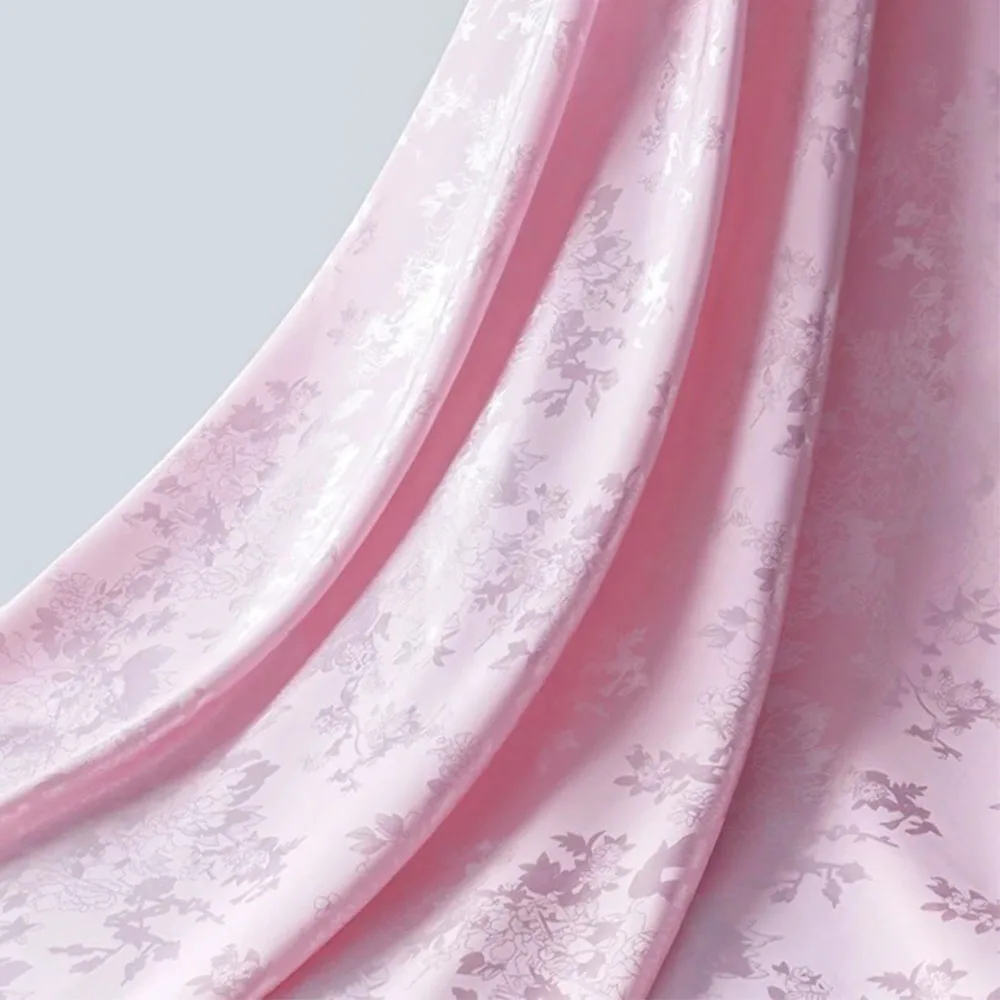 59inch Peony Brocade Jacquard Damask Upholstery Sofa Fabric Curtains Dining Chair Cover Home Decoration Pillow Cushion Materials