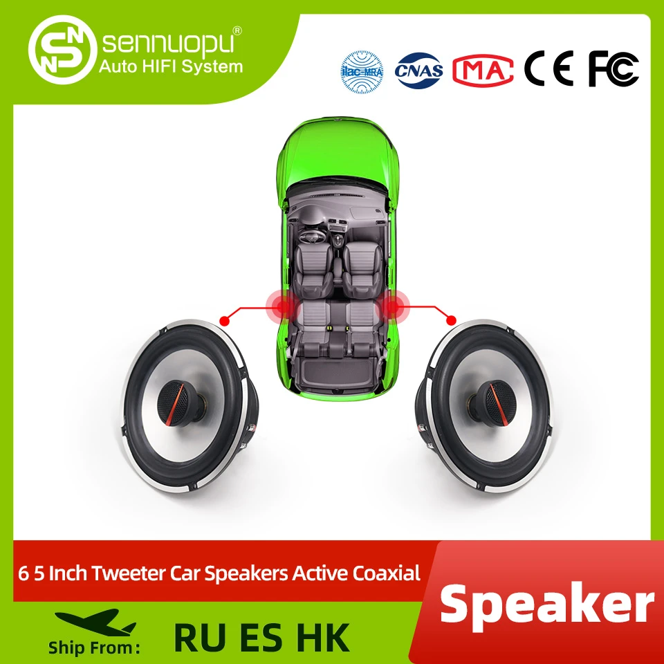 Sennuopu Sk4 6 5 Inch Tweeter Car Speakers Active Coaxial Speaker High