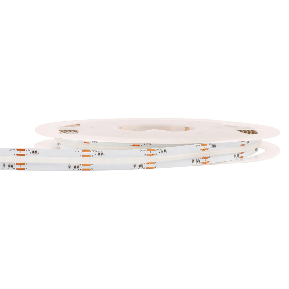 RGB+CCT COB LED 스트립 DC 24V RGBW 리니어 라이트 바 테이프 (홈데코용) RGBCW 타펠 라이트