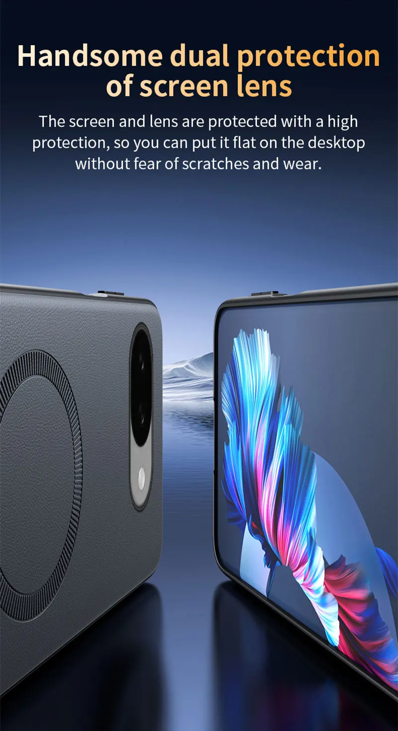 Für Google Pixel 10A Fall Magnetische Leder Schild Abdeckung Für Google Pixel 10A Anti-Fingerprint Nicht-Slip PC + TPU – Detail 12