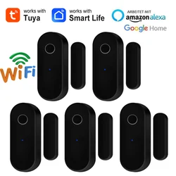 WiFi Door and Window Smart Sensor with Remote Notification and Voice Assistant Integration (Option G)