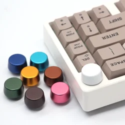 Knob For IK65 C65 Round Metal Knob Mechanical Keyboard Keydous Blue Red Black Color Keyboards Accessories Knobs