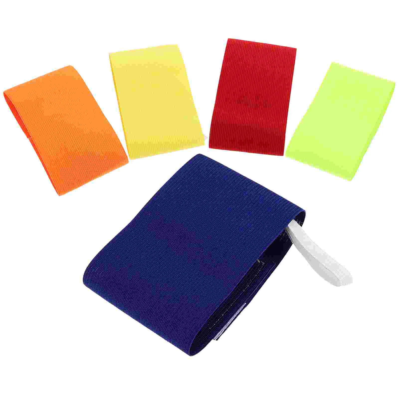 

5 Pcs The Sign Football Armband Child Kids Soccer Rugby Captain Armbands Leader