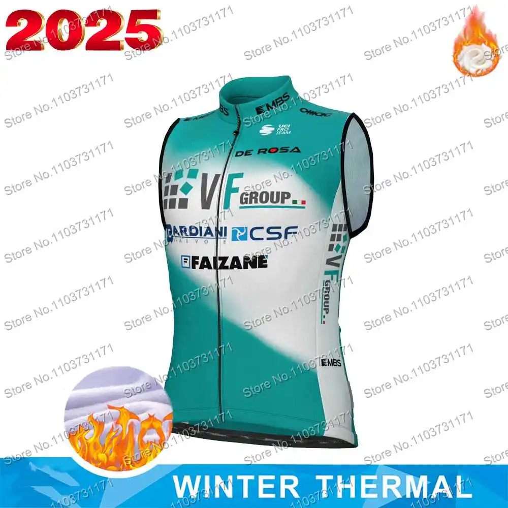 VF GROUP BARDIANI Team Wind Vest Cycling Vest Windproof Road Cycling Jersey Sleeveless Bicycle Windbreaker MTB Sportswear