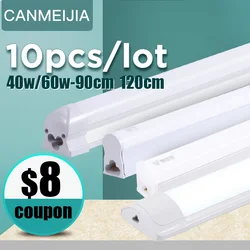 120cm T5 T8 Led Tube Light For Home 220V Led Lamp Tube Bar 40W 60W Cold White Warm Whtie 4ft Led Tube light 1200mm Tube lighting