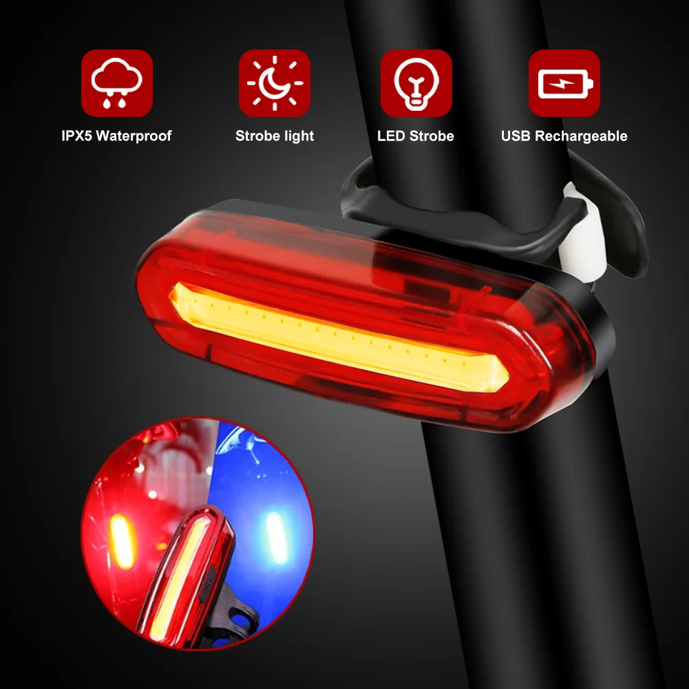 USB Rechargeable Bike Taillight 4