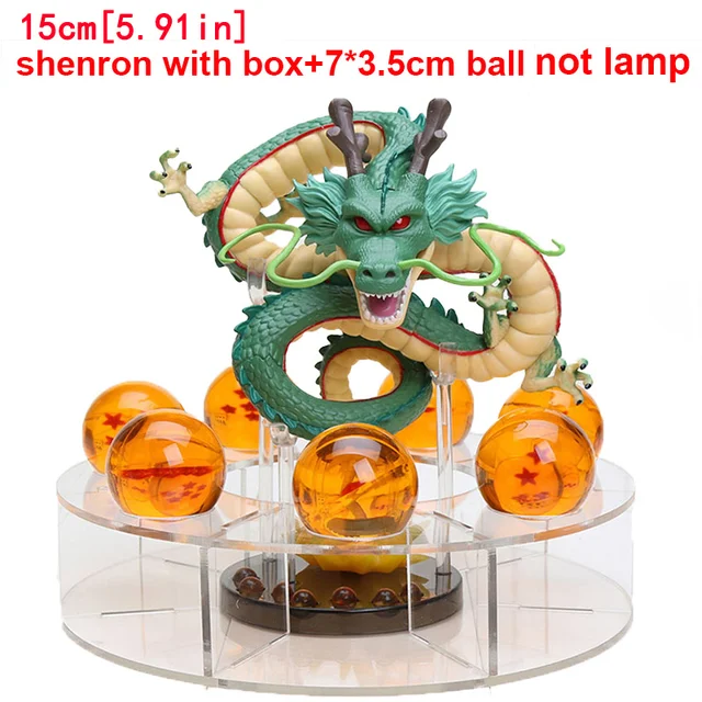 Lampe Dragon Ball Shenlong, figurine d'action Shenron DBZ, veilleuse LED Shenlong 7 étoiles, figurine IkAnime en cristal, cadeau de collection 2