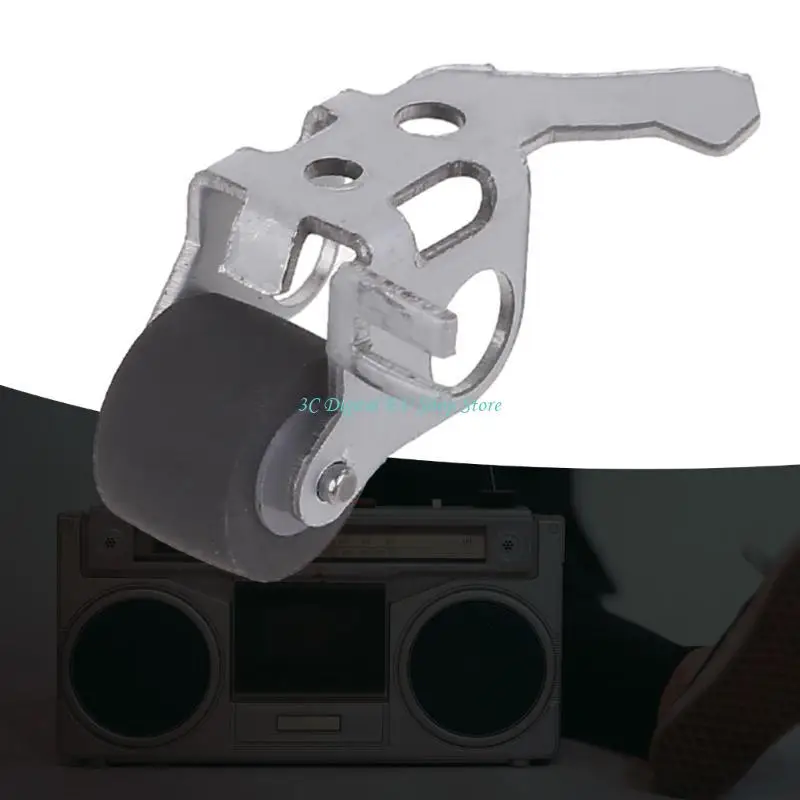 E74D Druckriemenscheibe für TN-21 Tonbandgerät, 5 Stück Radriemenscheibe Druckkassettenband Metallrahmen Andruckrolle – Detail 10