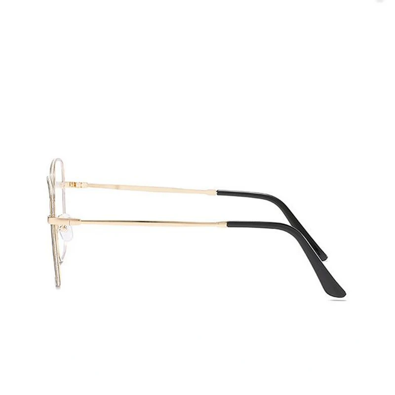 Diopter 0 -0.5 -1.0 To -6.0 Big Frame Square Minus Glasses With Prescription Women Men Metal Full Frame Nearsighted Eyeglasses 2