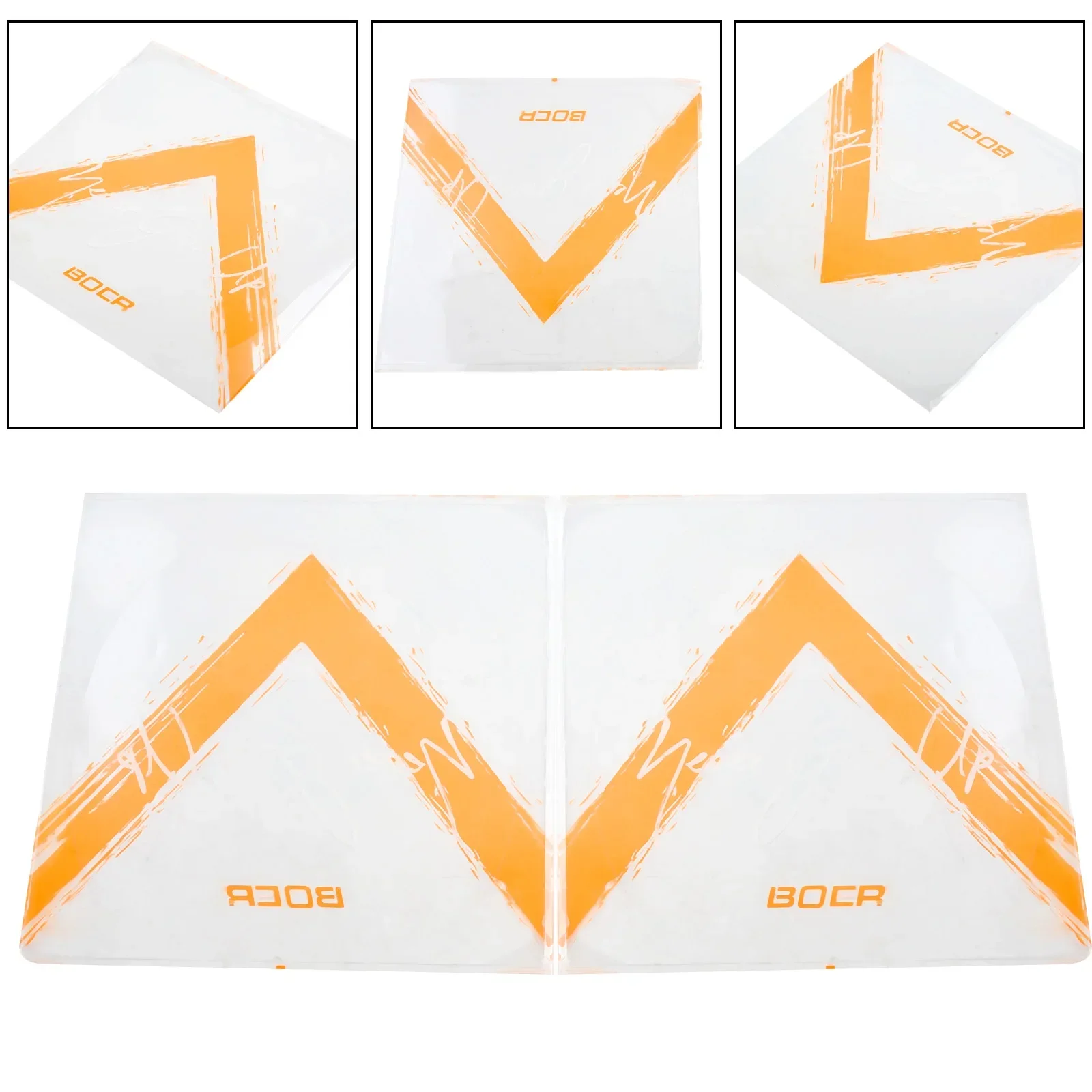 Self-Sticky Table Tennis Rubber Protective Adhesive Film Protection Racquet Protective Film Racket Adhesive Ruber 2Pc