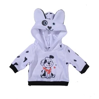 17 Inch Doll Clothes Cartoon Dog Hoodies Trousers 43cm New Born Baby Boy Clothes Sports Suit Toys for Girl Nendoroid Clothes 2