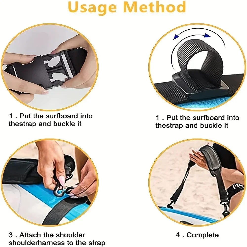 Surfboard Shoulder Carry Sling Adjustable Straps for Stand Up Paddleboard Sup Board Surf Fins Paddle Wakeboard Kayak surfboard strap