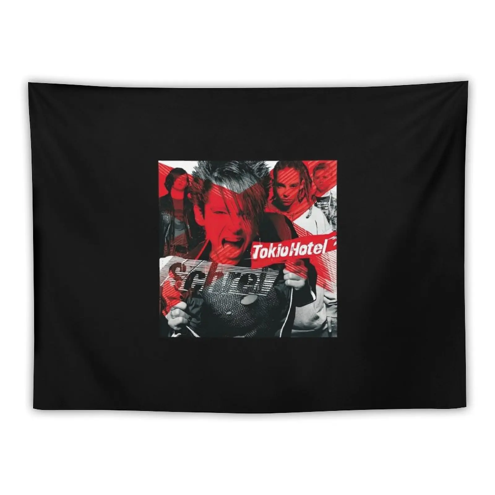 

Tokio Hotel - schrel Tapestry Decoration Aesthetic Wall Decorations For Bedroom Wall Hanging Decor Tapestry