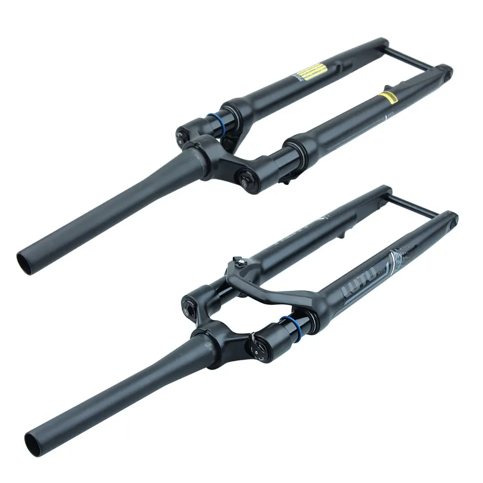 Fourche De Vélo En Carbone 700C - Axe 12x100mm Pour Gravel Et VTT - Garantie 2 Ans