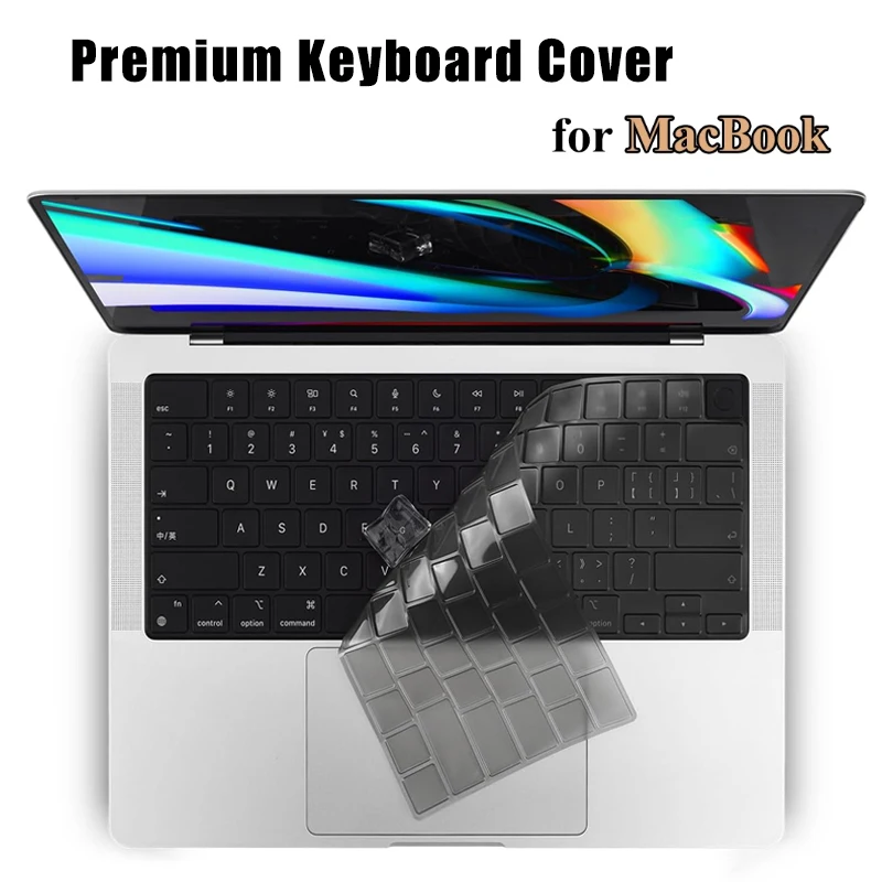 Cover Per Tastiera Premium Per Macbook Air 15 A2941 13.6 A2681 Pro 14 16 Pollici A2442 A2779 A2918 A2485 A2780 M3 M2 M1 Protector Skin