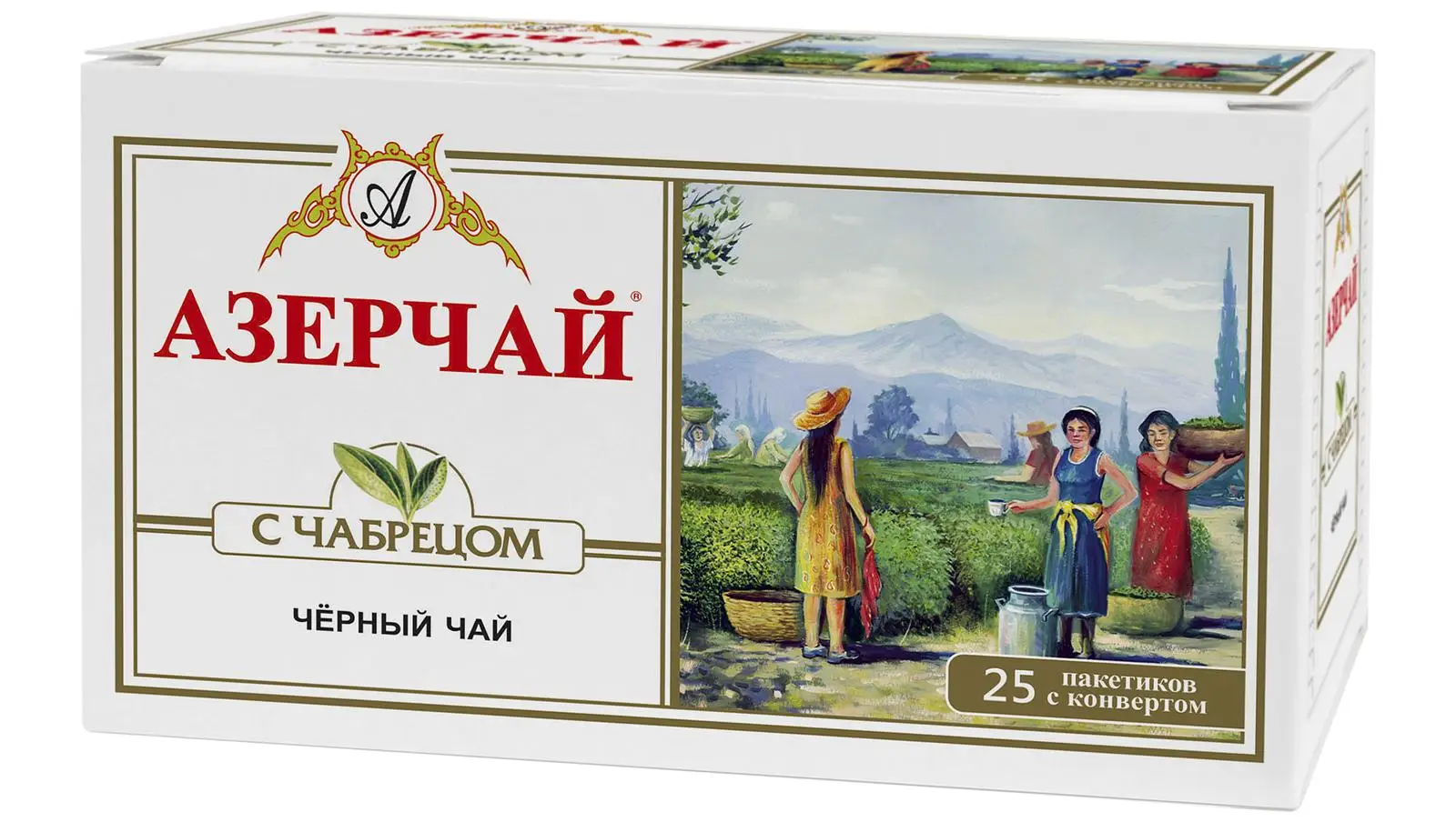 12 штук Чай Азерчай с Чабрецом
