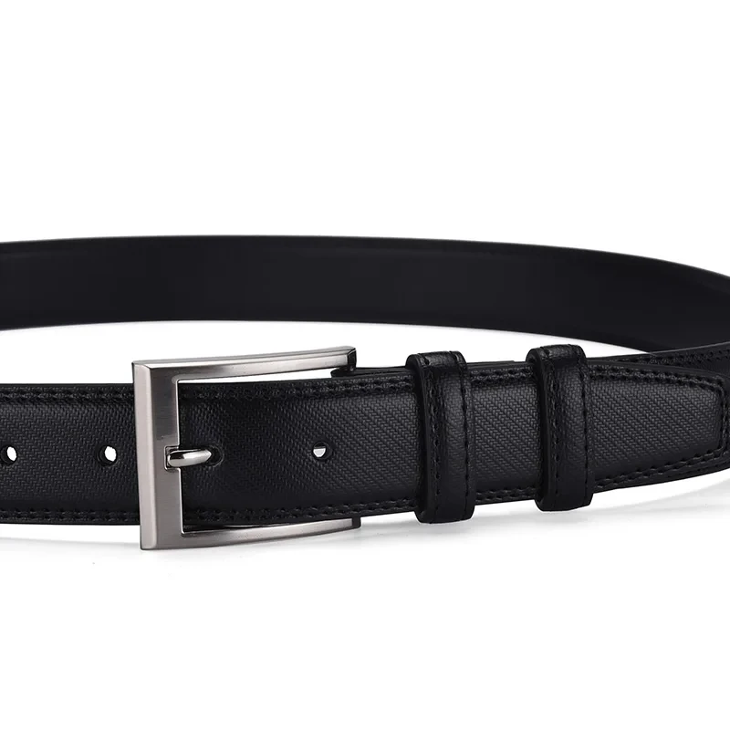 Men's Belt 2024New Casual Business Alloy Buckle Belt High End Luxury Authentic Fashion Belt Jeans Belt Gift for Boyfriend Or Dad