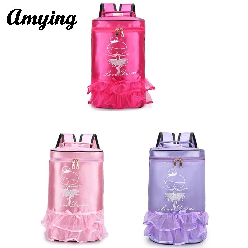 New Kids Backpack Dance Bag Children Dance Duffel Bag Girls Gymnastics Latin Dance Bag Toddler Yoga Tap Dance Jazz Storage Bag 6