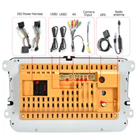 Autoradio Android 15 7/9 pouces avec CarPlay sans fil, lecteur multimédia vidéo, RDS, Airplay, Android Auto, stéréo audio pour VW/Seat/Skoda/Passat/Golf/ 6