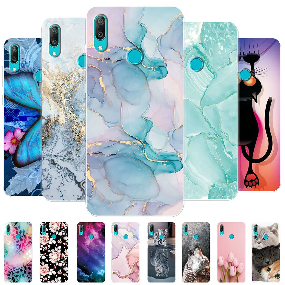 Custodia Per Huawei Y6 2019 Cover Y6S 2019 Clear Cute Soft Silicone Phone Fundas Case Per Huawei Y6 Pro 2019 / Y6 Prime 2019 Paraurti