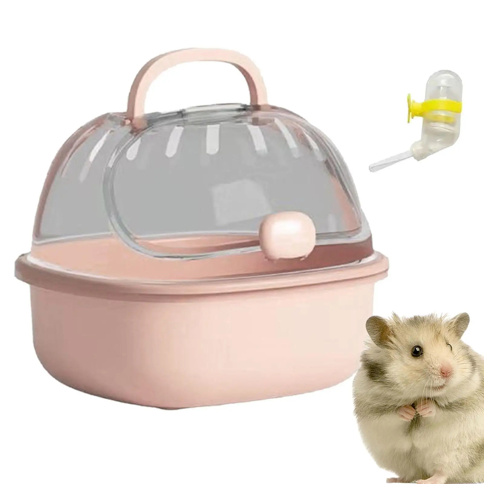Hamster Travel Carrier Cage Travel Breathable Small Animal Carry Case for Chinchilla Hedgehog Vacation Small Animals Squirrel Hamster Travel Carrier Cage Travel Breathable Small Animal Carry Case for Chinchilla Hedgehog Vacation Small Animals Squirrel