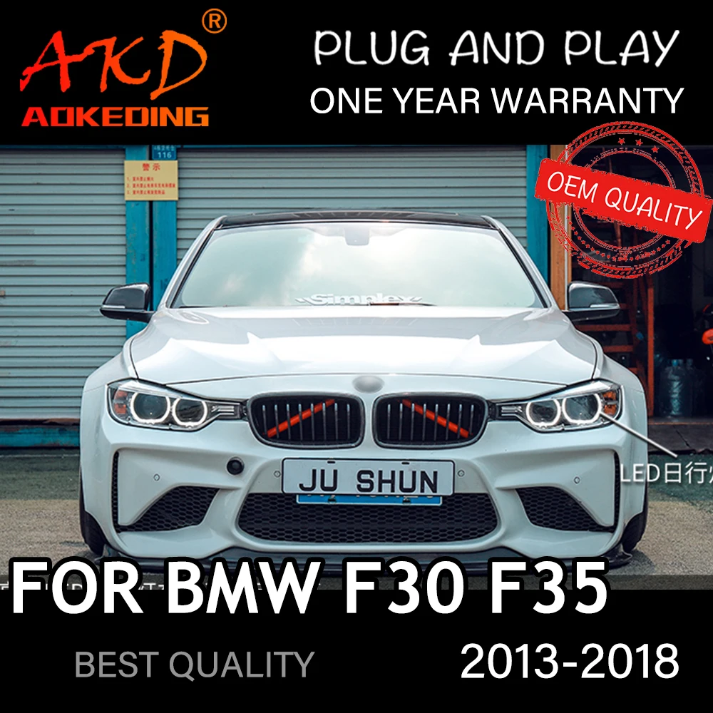 BMW F30 社外ヘッドライト BMW F30 F31 3シリーズ 前期 後期スタイル LEDヘッドライト 日本光軸