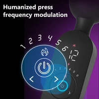 12-Gang-AV-Zauberstab-Vibrator für Frauen, Klitoris-Stimulator, leistungsstarke Heizung, weibliches Massagegerät, Digitalanzeige, Sexspielzeug für Erwachsene 3