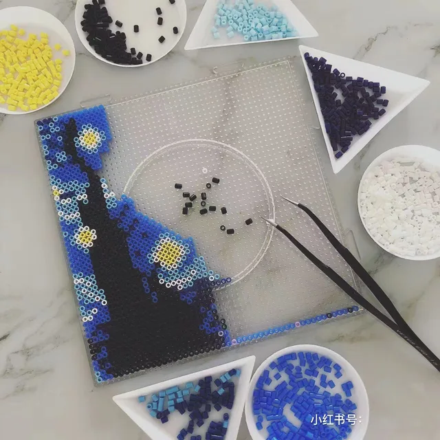 Starry Night Giant Perler Bead Patterns Perler Perler Beads Large