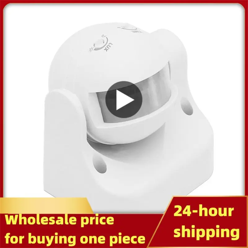 

220V-240V PIR Infrared Motion Sensor Switch Auto ON-OFF Light Switch PIR Sensor Detector Light Switch Led Sensitive Night Lamp