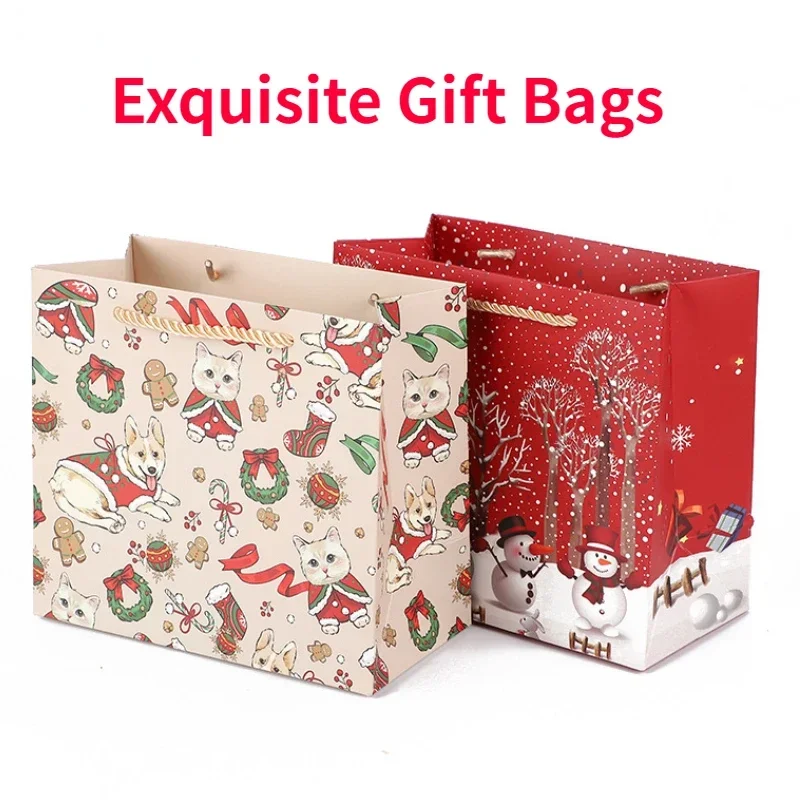 Christmas Gift Bag 20*10*18CM Christmas Eve Gift Packaging Bag