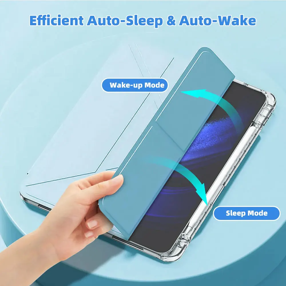 Y-Shaped Tablet Protective Case with Pen Slot, Compatible with Various Models