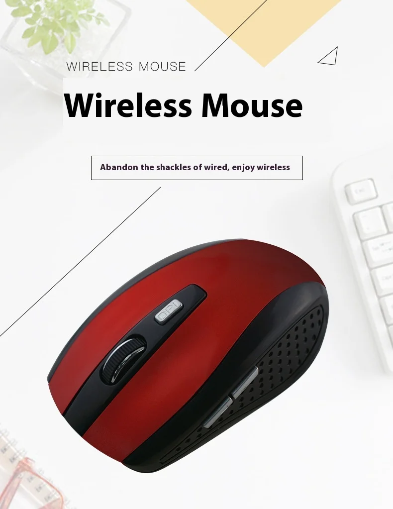 2.4G Wireless Mouse Silent Mouse Adjustable DPI Levels Portable Charging Mobile Optical Office Mouse for Notebook PC MacBook 1 2.4G Wireless Mouse Silent Mouse Adjustable DPI Levels Portable Charging Mobile Optical Office Mouse for Notebook PC MacBook