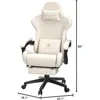 Gaming Chair, Computer Chair with Footrest and Bluetooth Speakers, High Back Ergonomic Gaming Chair 3