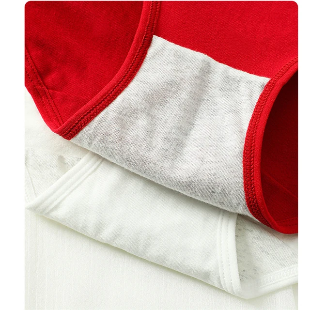 High Waist Cotton Panties Set for Women Breathable Slimming Briefs - Image 5