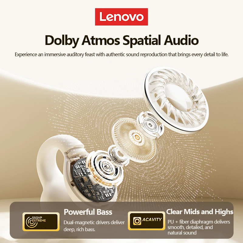 Lenovo Lp25 Ai Translation Earphones Wireless Bluetooth 5 4 Hifi Sound Quality Ear Clip Headphones Real Time Translators Earbuds Lenovo Lp25 Ai Translation Earphones Wireless Bluetooth 5 4 Hifi Sound Quality Ear Clip Headphones Real Time Translators Earbuds, Alina Gadgets