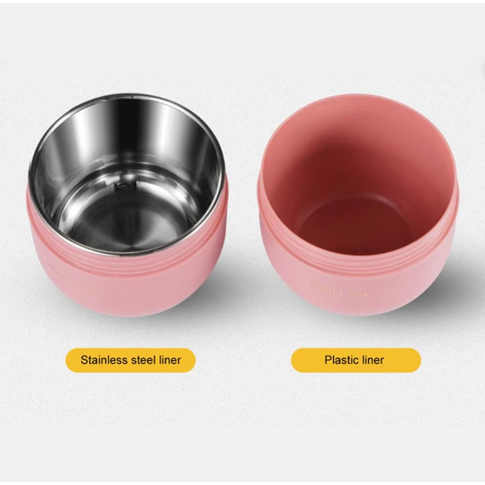 Boîte à Déjeuner Boîte à Bento Portable En Acier Inoxydable 304, Contenants à Déjeuner à Quatre Compartiments Avec Bol à Soupe, Baguettes, Cuillère