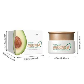LAIKOU Avocado Face Cream Moisturizing Firming Nourishing Hydrating Facial skincare Creams Beauty Face Skin Care Products - Thumbnail 5