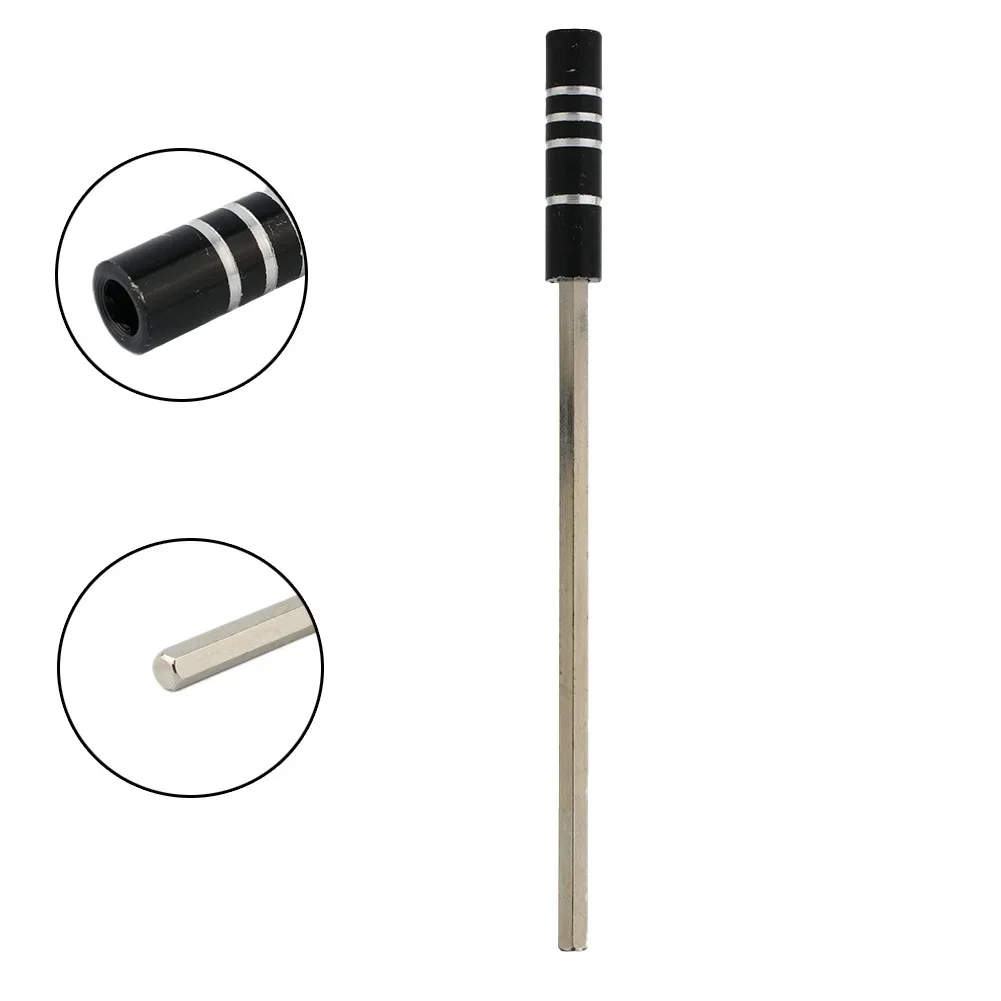 Power Tool Parts Magnetic Metal Shaft Extension Bar Rod Hex Socket Adapter Screwdriver Bit Holder Standard 4mm 1/8