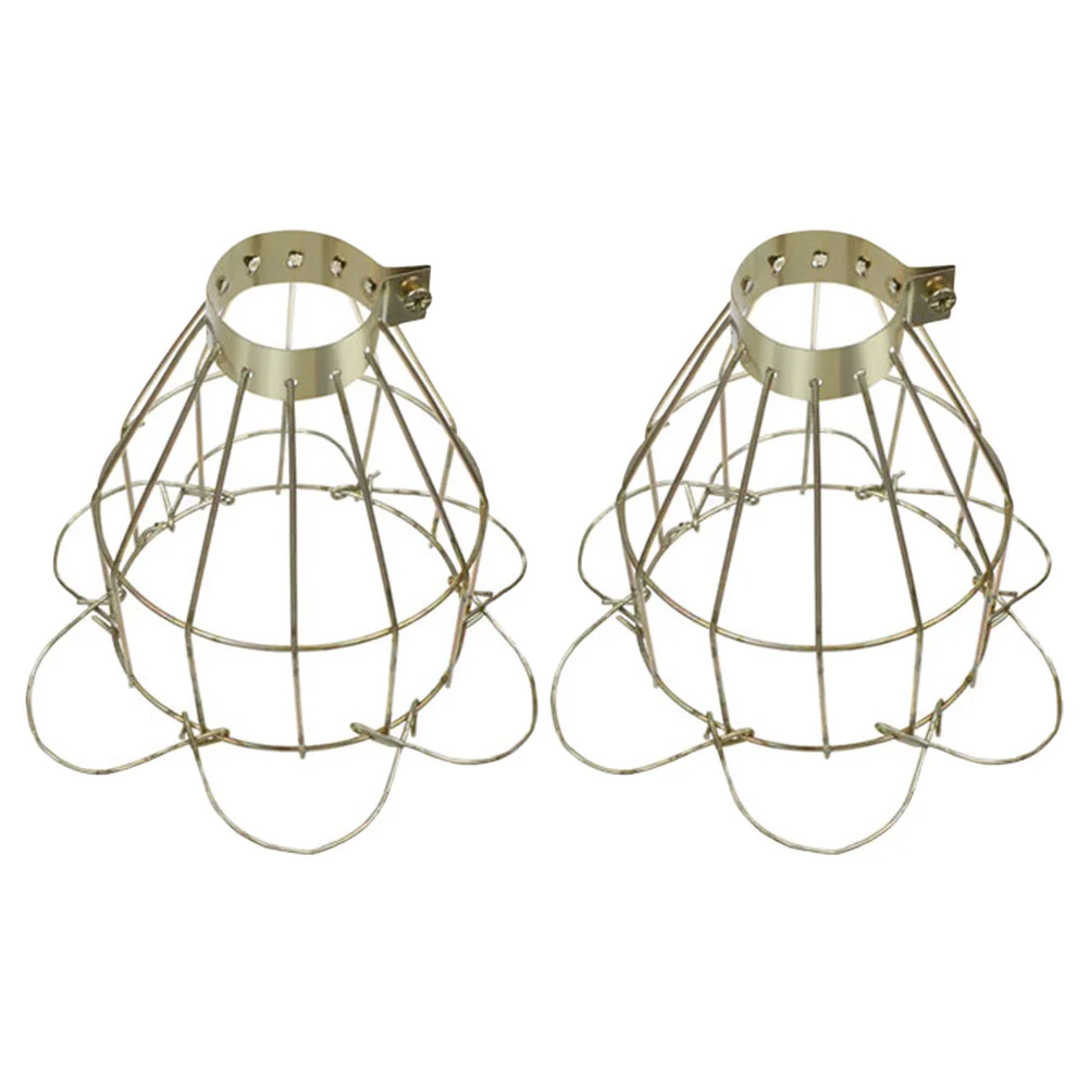 

2pcs Lamp Bulb Guard Metal Lamp Cage Metal Bulb Guard Industrial Style Metal Lamp Guard Cage