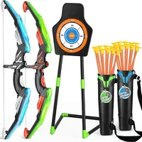 Bow And Arrows For Children Kids Archery Bow Practice Recurve Bow Outdoor Sports Game Hunting Shooting Toy Boys Gift Bow Kit Set