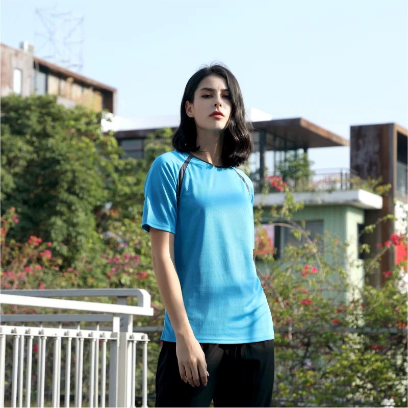 T-shirt sportive personalizzate per la primavera e l'estate, stampa personalizzata di loghi freschi e ad asciugatura rapida - immagine 6