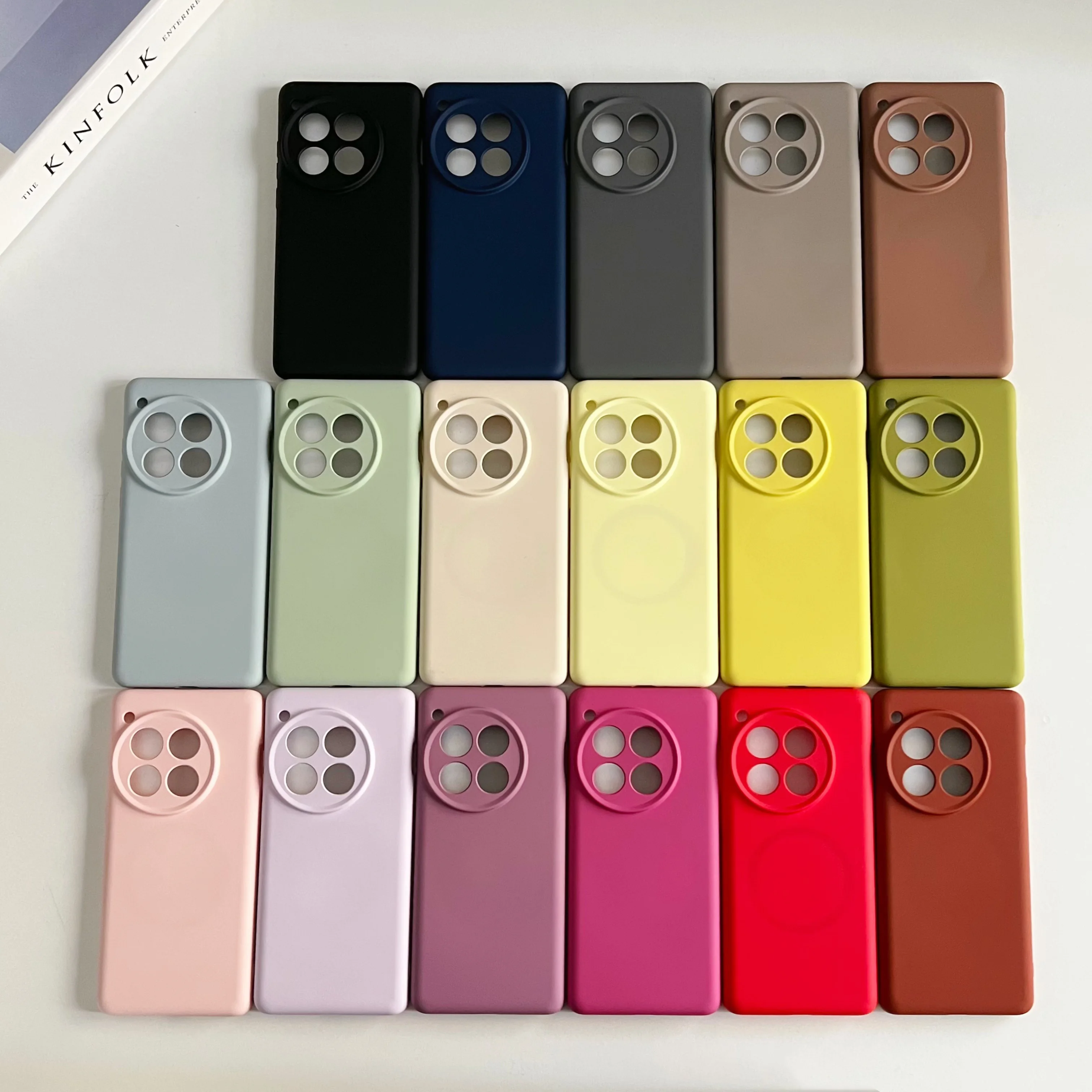 Magsafe-Compatible Shockproof Liquid Silicone Phone Case with Wireless Charging & Camera Protection
