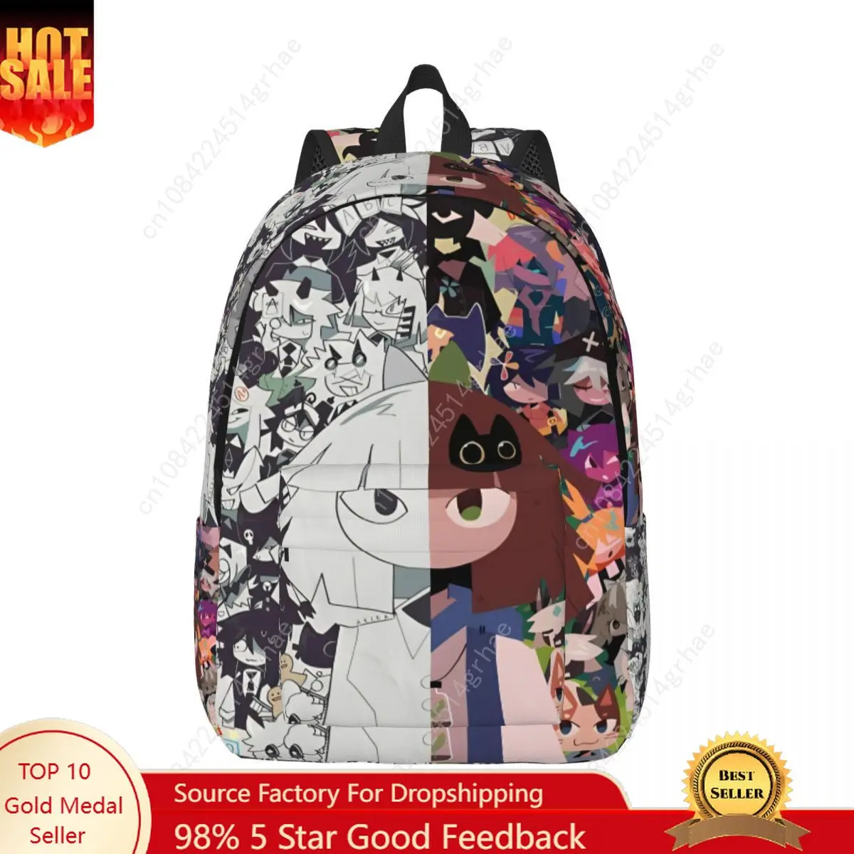 Fundamental Paper Education Anime Backpack for Men Women Teenage Student Business Daypack College Shoulder Bag Lightweight 1