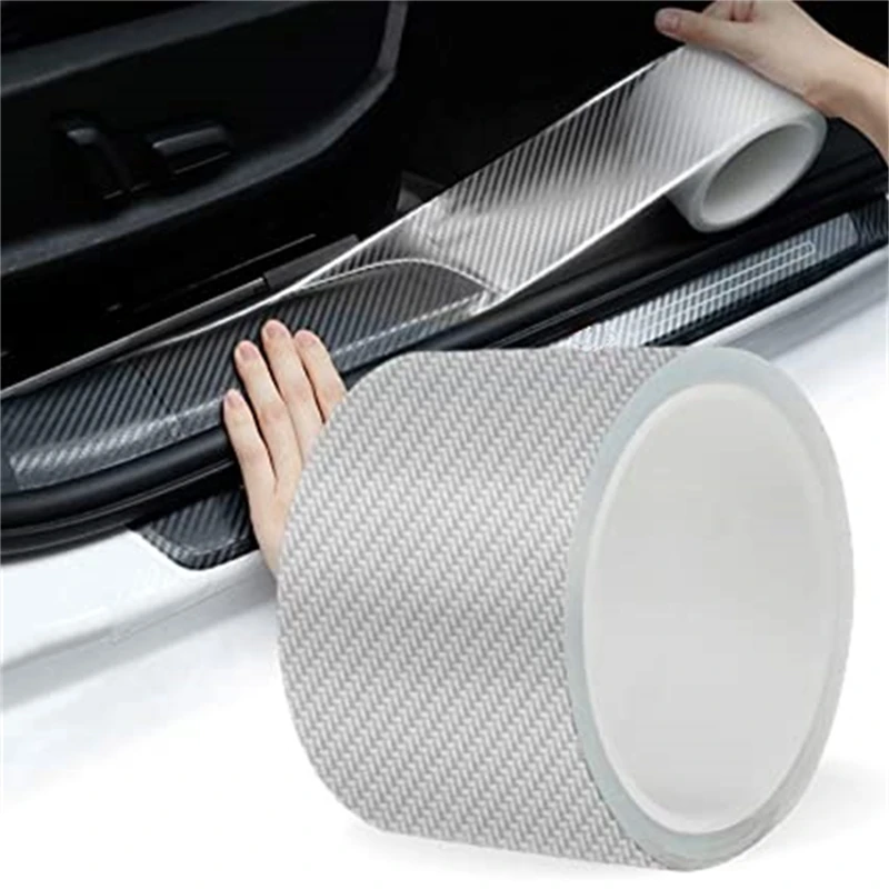 

7/10x10m Automotive Anti-Collision Strip for Car Door Edge/Front and Rear Bumper/Door Sill Protector for Most Car (2.7In x 33Ft)